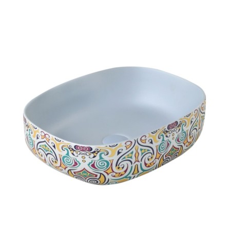 Haling shell Bronze de Luxe Murano 4035, 455x340x160 mm, without overflow, faience