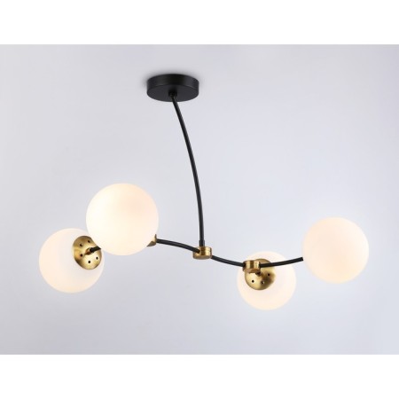 Suspended Ambrella Light, Modern, TR2544, 4HE27, Black Color, Bronze-2