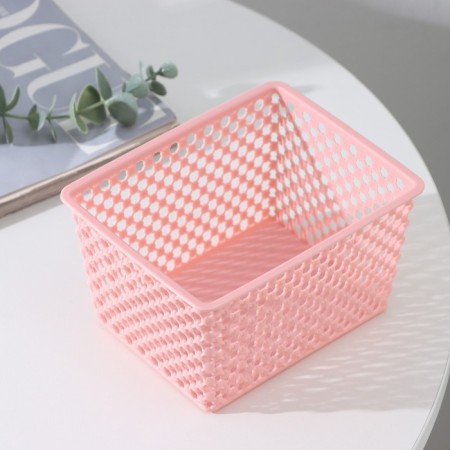 Basket for storage "Basket", plastic, 14.5 × 11.5 × 8 cm, color mix-1