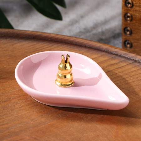 Claus for any incense "drop", lilac, 6.9x2.6x8.8 cm