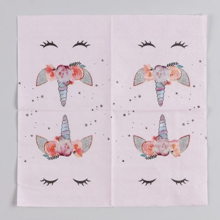 Paper napkins “Your Unicorn”, 25 × 25, set 20 pcs.-2