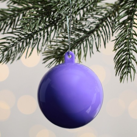Christmas tree toy-chart "Fairytale New Year", D = 6 cm-1