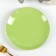 Board ceramic dessert shade "pastel", d = 19 cm, green color