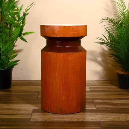 Stool "Girya" Albezia 26x26x47 cm-2