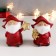 Polystone souvenir "Grandfather Frost in the cap with a gnome with a Christmas tree/star" 9x9.5x4 cm