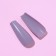Patching nails, 24 pcs, ballerina shape, lilac color