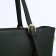 Zipper bag with zipper, green color