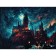 Picture on numbers with a subframe and garland "Castle", 30 x 40 cm