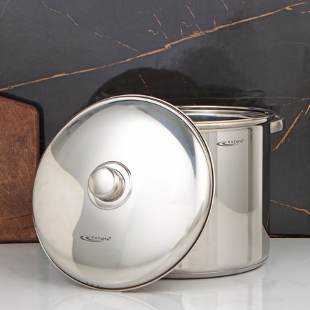 Gretta pan, 11 l, d = 26 cm, metal cover, capsule, induction-1