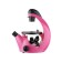 Microscope School Eureka 40x-320x inverted, fuchsia color