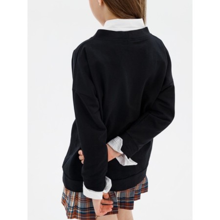 Cardigan Children's Amarobaby Amarobaby Study Hop, height 134 cm, black color-8