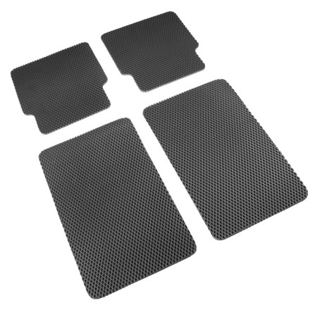 EVA carriers of car, universal, XL (jeep, minivan), without edging, gray, set-4