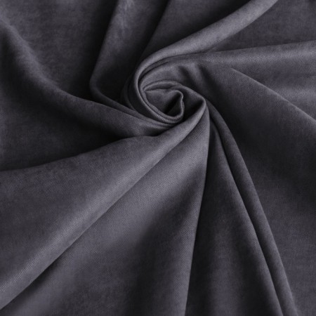 Roman curtain "Tina", size 100x175 cm, dark gray color-1