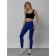 Lingins for fitness women, size 48-52, blue color