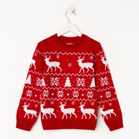Jumper Knitted Children's KAFTAN "New Year" Size 34 (122-128 cm)-4