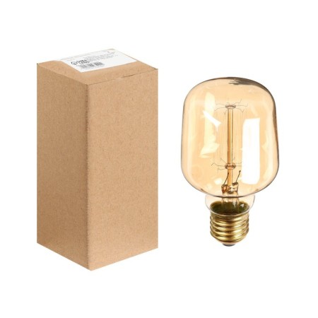 Incandescent lamp Vintage "Hammer", 40 W, E27, 230 V, 120x60 mm, warm white-1