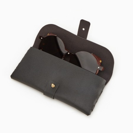 Sunscreen glasses, UV 400, leather curtains, pipe 14.7 cm, width 14.4 cm, lens 7 x 5.5 cm-5