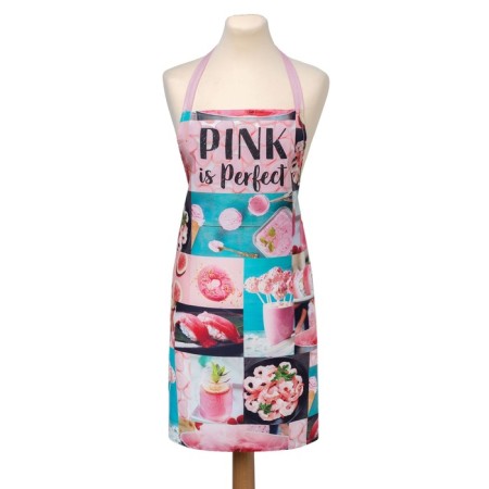 Apron Ethel Pink 70x60 cm, 100% cotton, sarzha 190 g/m²-1