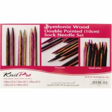 Set of wooden sock knitting needles Symfonie Knitpro, 10 cm 20650