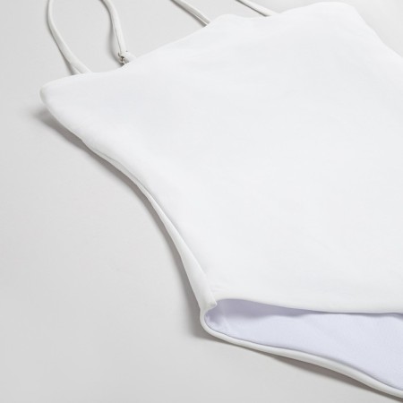 Swimsuit Women's EVEN BASIC MINAKU color white, size 48-7