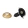 Rifle eyes with plugs, “sparkles” set 24 pcs, size 1 pc: 1.8 cm, blue color