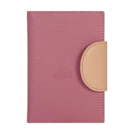 Cover for auto documents on a button, a passport department, pink color