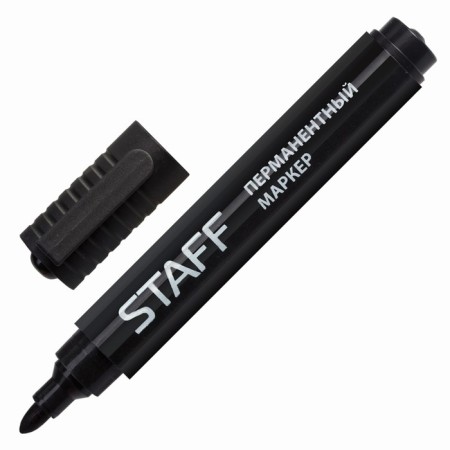 Permanent marker 2.5 mm staff, undersized, black