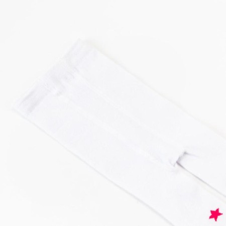 Pantyhose baby kaftan "Stars" 104-110 cm, white color-4