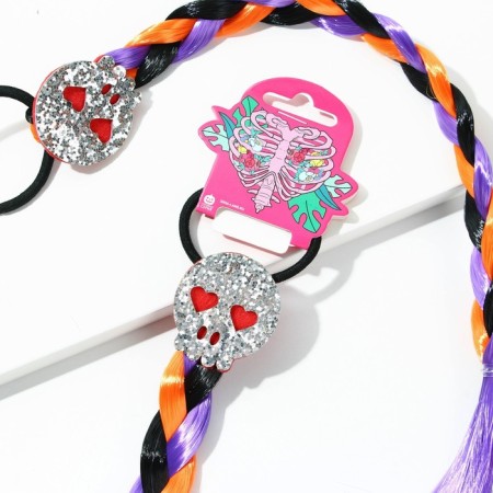 Hair gum, strand, pigtail on Halloween "Bloom from the inside", length 40 cm.