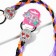 Hair gum, strand, pigtail on Halloween "Bloom from the inside", length 40 cm.
