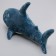 Soft toy "Shark", 60 cm, blue color