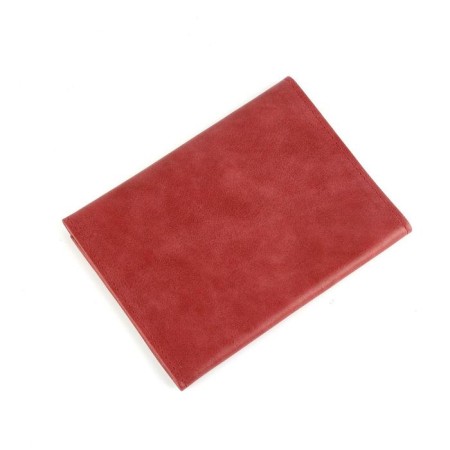 Cover for a passport on a button, 5 pockets, ruby ​​convert-2