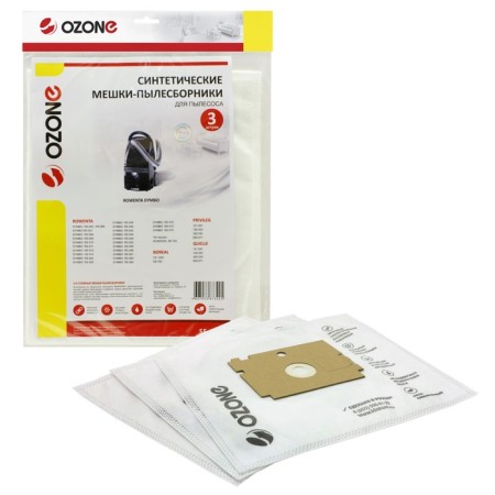 SE-12 OZONE bags synthetic for a vacuum cleaner, 3 pcs