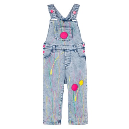 Denim jumpsuit for the girl PlayTode, height 80 cm-5