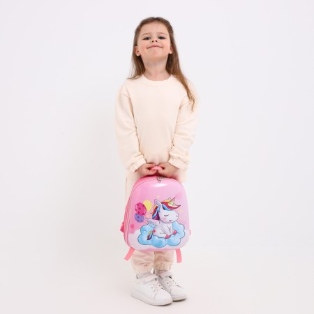 Baby backpack on lightning, pink color-3