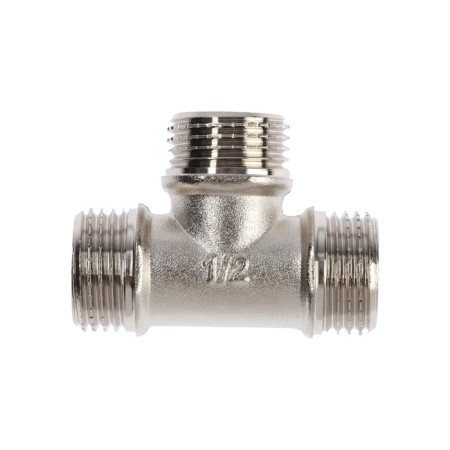 Aqualink tee, 1/2 ", outer thread, nickel -plated brass-3