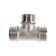 Aqualink tee, 1/2 ", outer thread, nickel -plated brass