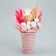 A glass for flowers "Marble", 350 ml