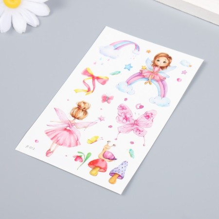 Tattoo on the body color "Little sorceress" 12x7.5 cm-1