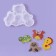 Silicone Mold for candy and chocolate "Sea World", 9.8 × 7.5 × 1 cm, transparent color