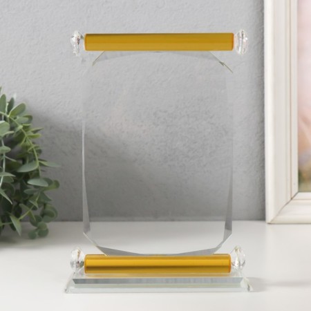 Souvenir glass "Stela award in the form of a scroll" 13x4.7x19 cm