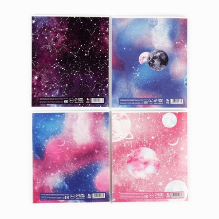 Notebook A5, 36 liters on the paper clip No. 1 MIX "September 1: Universe"-7