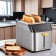 Toster KitFort KT-6225, 780-925 W, 7 modes, 2 toasts, silver