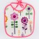 Bibs lamp from a non -woven fabric with PVC coating, "flowers", color mix