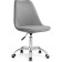 Computer chair Kolin metal/velor, chrome/gray 49x56x79 cm