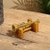 Souvenir "Telescope" with a stand, 17 cm, (lens diameter 3.8 cm), brass