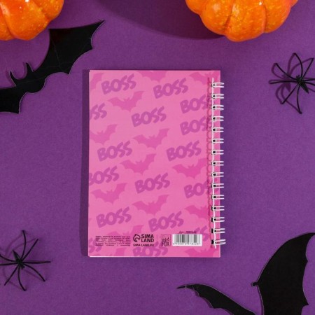 Notepad A6, 40 liters on the crest, with Boss Witch stickers-4