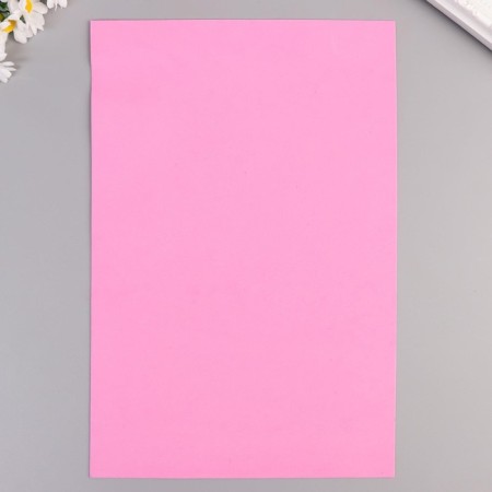 Foamiran "pale pink" 1 mm (set of 10 sheets) mix format A4-2