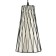 Bayerlux lamp "Small cone" 1x40W E27 black 17x17x120 cm