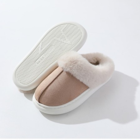 Women's slippers Arya Home Shuben, size 38-39, beige color-2